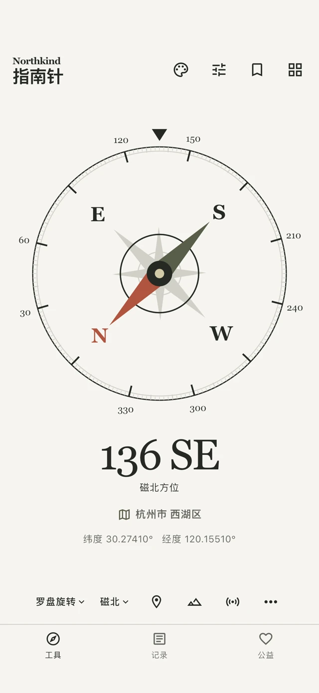 NorthKind Origin 指南针——模拟读数